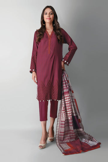 B21309 Red Khaadi Autumn Collection 2021